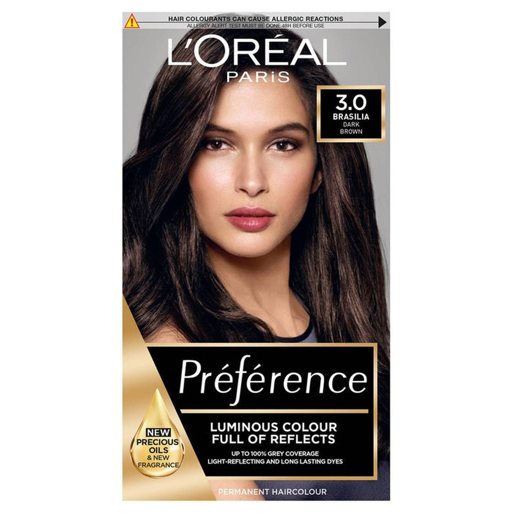 L'oreal preference 3.0 brasilia dark brown permanent hair dye