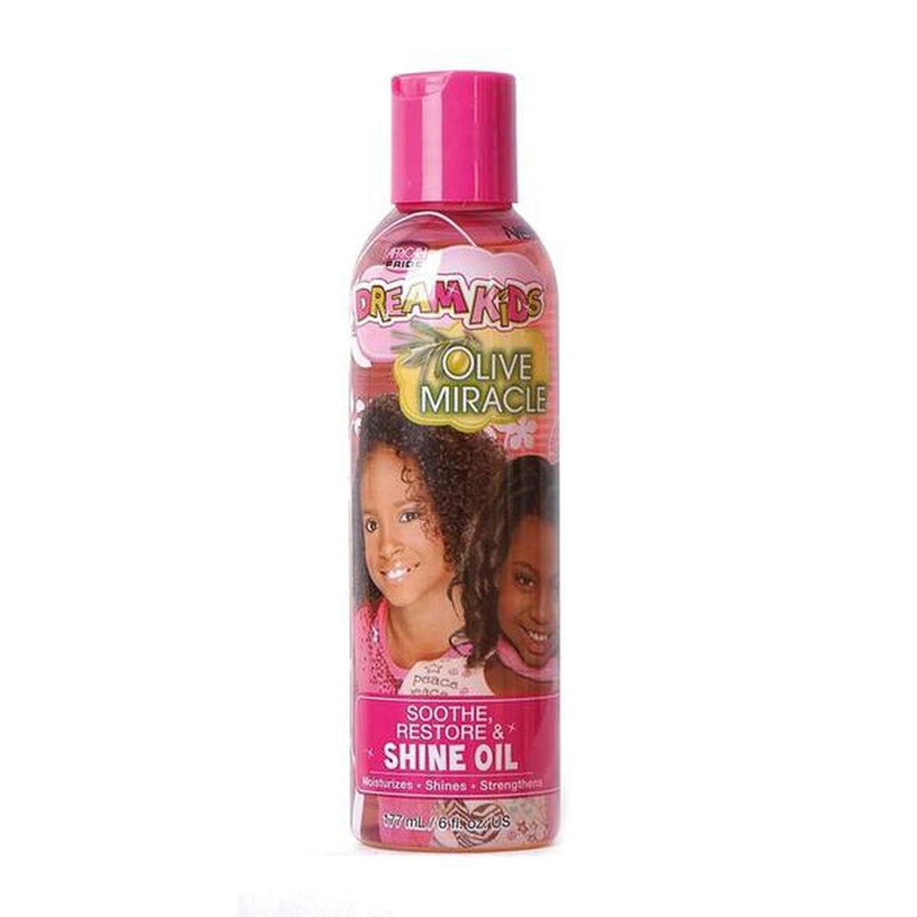 African pride dream kids olive miracle soothe restore and shine oil