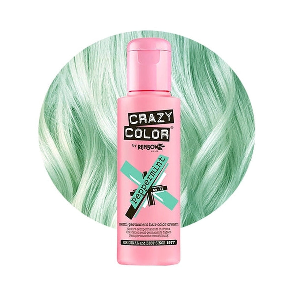 Crazy color semi permanent hair color cream - pappermint