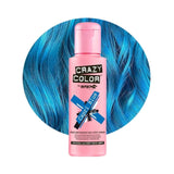 Crazy color semi permanent hair color cream - Capri Blue