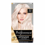 L'oreal paris preference permanent hair colour 11.11 ultra light crystal blonde