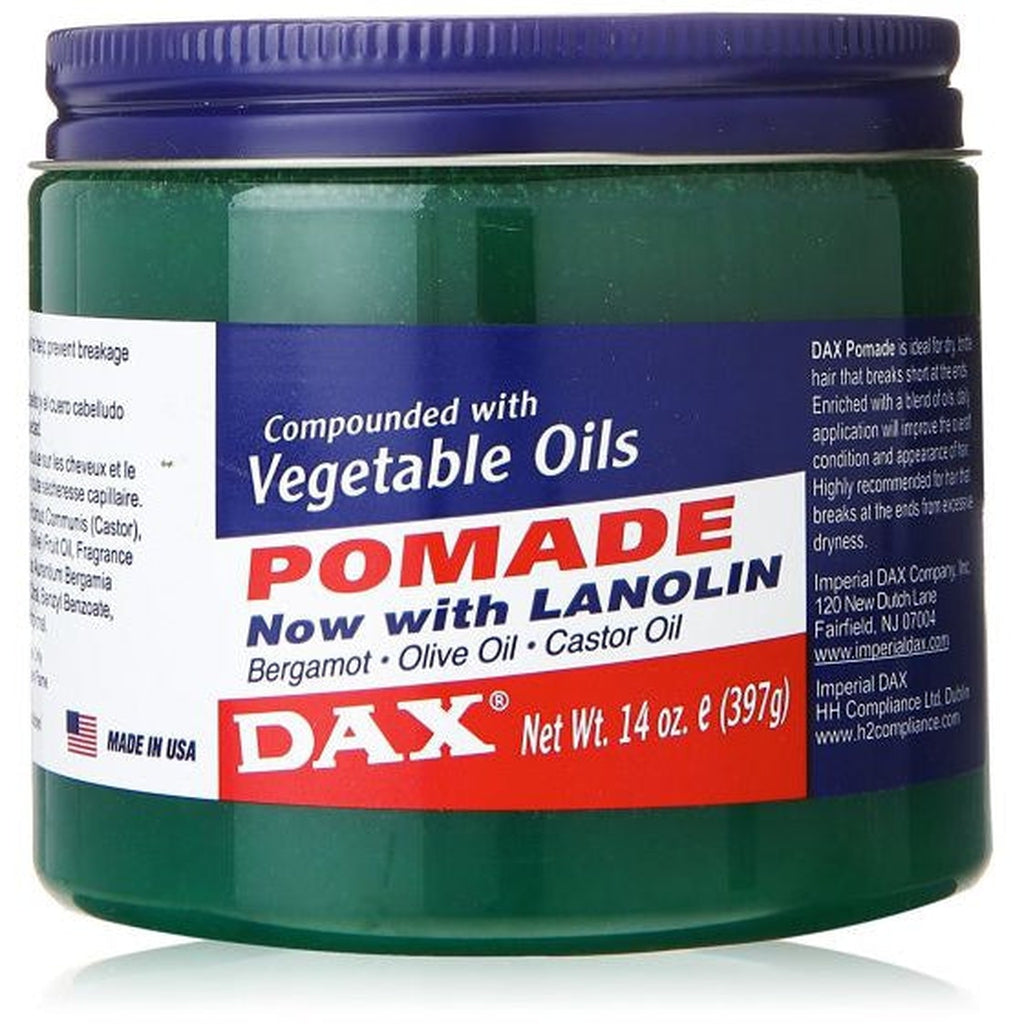 Dax vegetable oils pomade with lanolin 14oz