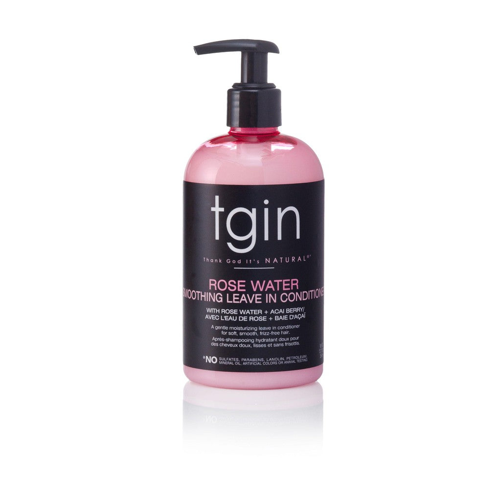 TGIN Rosewater Smoothing Leave In Conditioner – 13oz