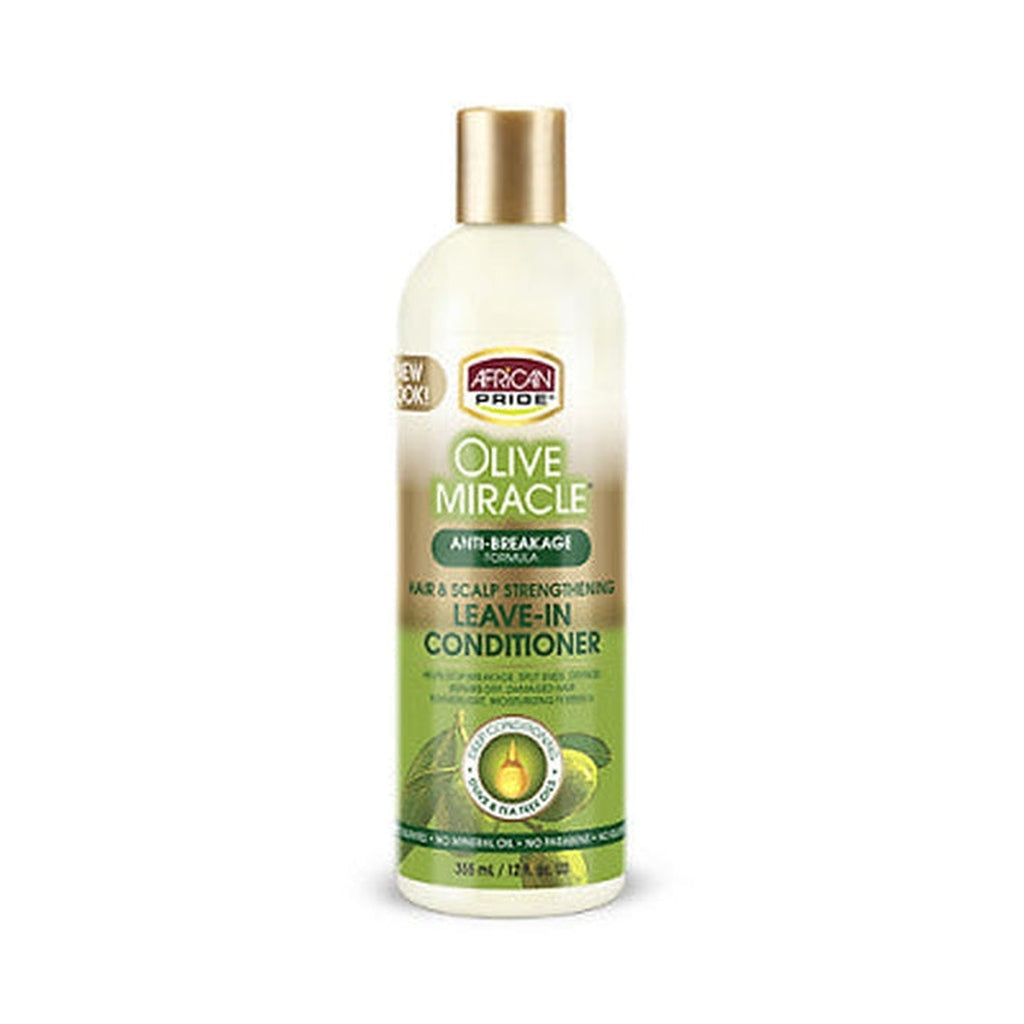 African Pride Olive Miracle Anti-Breakage Leave-In Conditioner 12 oz