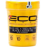 Eco styler gold olive shea butter black castor and flaxseed gel 946ml/32oz