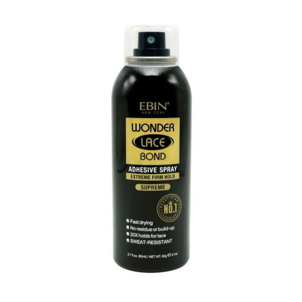  EBIN NEW YORK Wonder Lace Bond Adhesive Spray Supreme –  Extreme Firm Hold 6.08oz/ 180ml