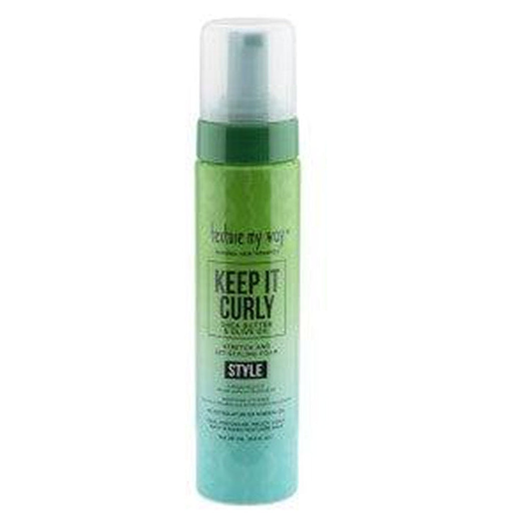 Texture my way keep it curly stretch and set styling foam
