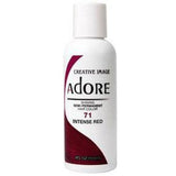 Adore shining semi permanent hair color intense red 71