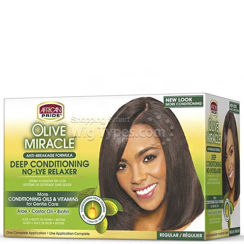 African pride olive miracle anti breakage no lye relaxer