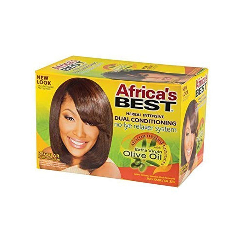 Africa's best no lye dual conditioning relaxer system - regular