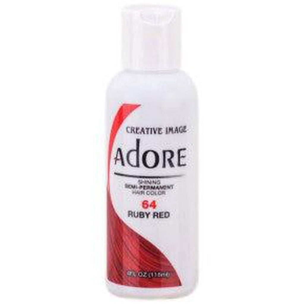 Adore shining semi permanent hair color ruby red 64