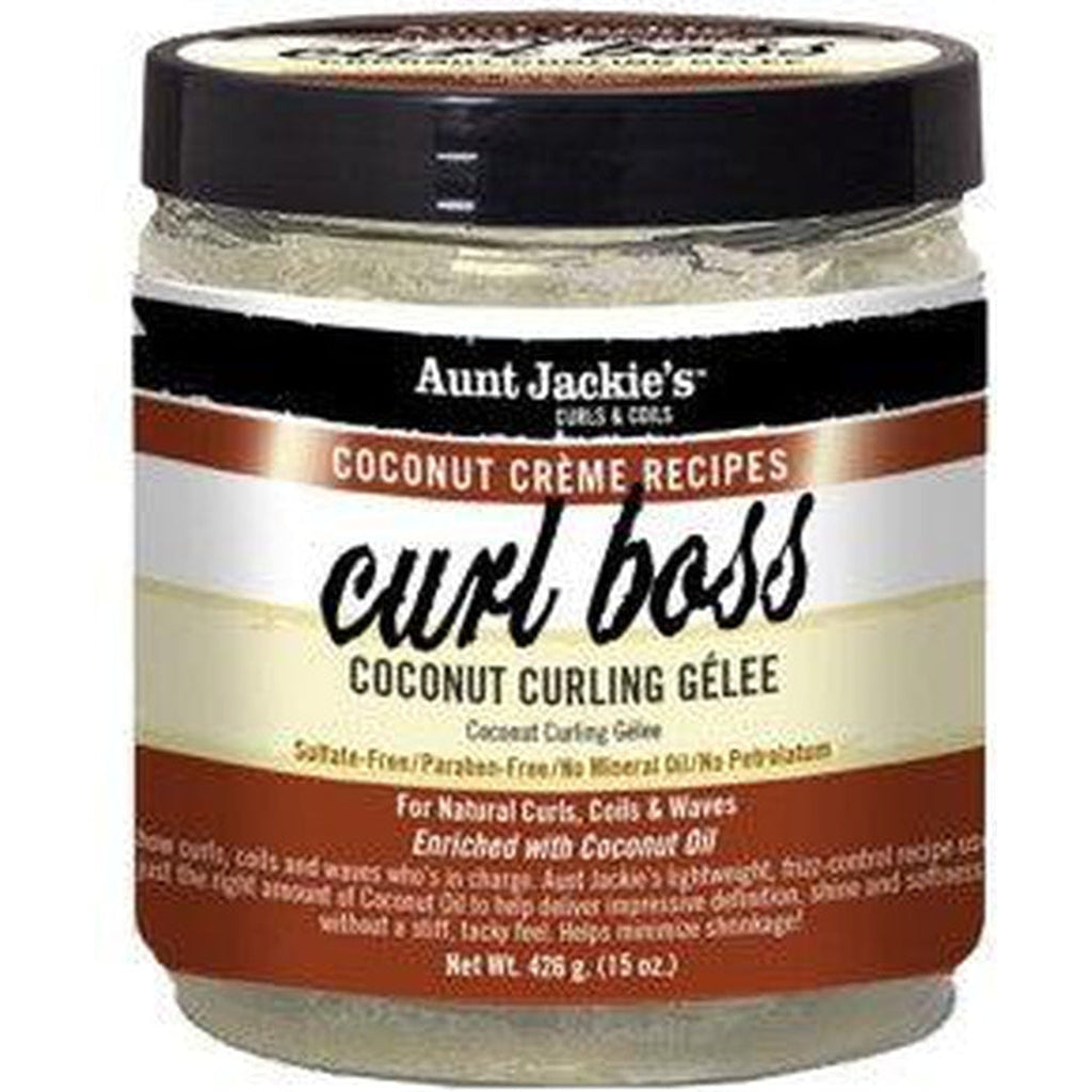 Aunt jackie's coconut cream curl boss curling gel 15oz