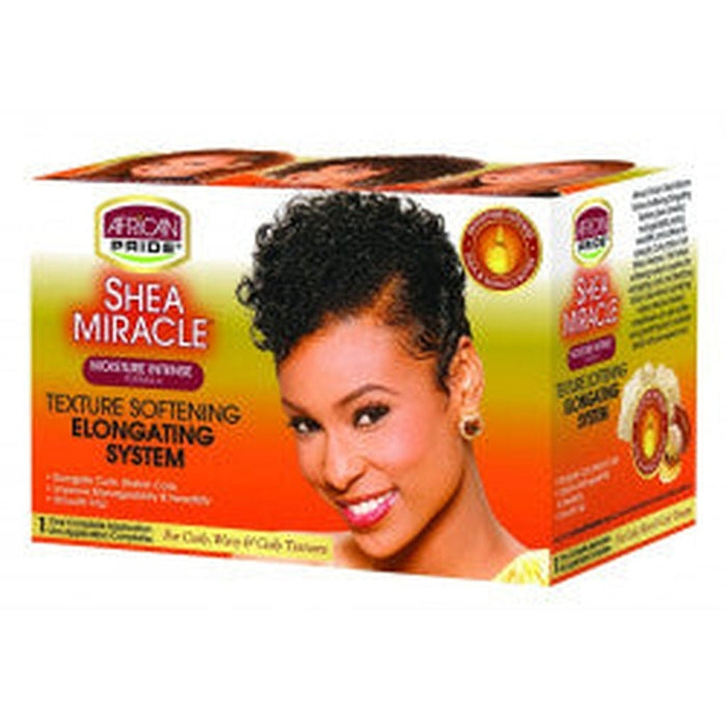 African pride shea butter miracle texture softening elongating system