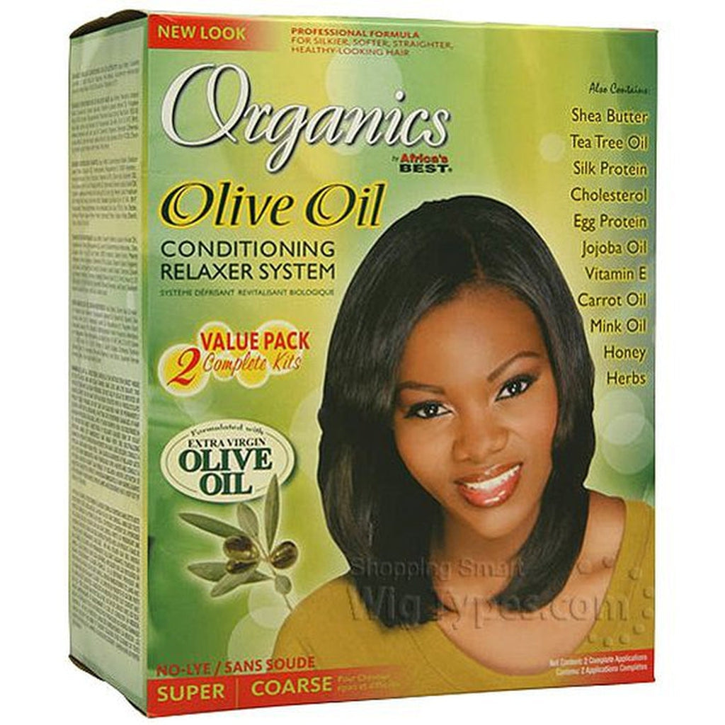 Africa's best original olive oil no lye conditioning relaxer super/coarse